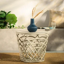 inny Wazon matowy niebieski 20 cm