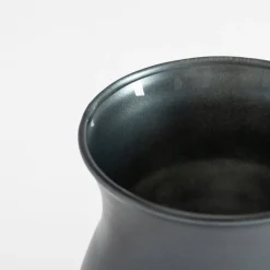Wazony|inny Wazon metaliczny szary SIGNE 20 cm