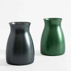 Wazony|inny Wazon metaliczny szary SIGNE 20 cm