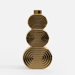 inny Wazon modernistyczny złoty 30 cm