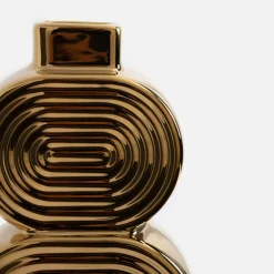 inny Wazon modernistyczny złoty 30 cm