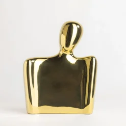 Wazon na kwiaty złoty 25 cm