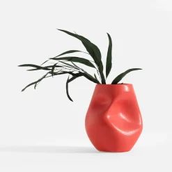 inny Wazon nowoczesny czerwony 15 cm