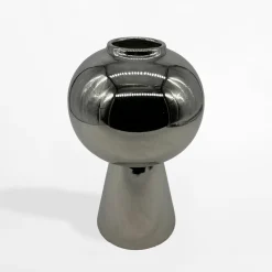 inny Wazon nowoczesny srebrny 25 cm