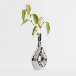 inny Wazon nowoczesny srebrny 25,5 cm
