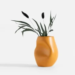 Wazony|inny Wazon nowoczesny żółty 15 cm