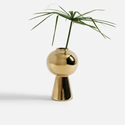 inny Wazon nowoczesny złoty 25 cm