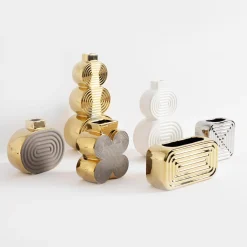 inny Wazon nowoczesny złoty 10 cm