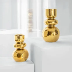 Wazony| Wazon nowoczesny złoty 25 cm