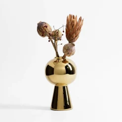 Wazony|inny Wazon nowoczesny złoty 20 cm