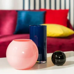 Wazony|SOLBIKA Wazon różowy KULA 17 cm