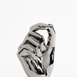 Wazony|inny Wazon srebrny RĘKA 9,5 cm