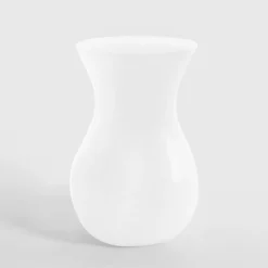 Wazon szklany biały ASTA 18 cm