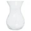 Wazon szklany prążkowany LYRA 18 cm