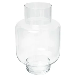 Wazony|SOLBIKA Wazon szklany przezroczysty 30 cm