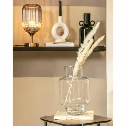 Wazony|SOLBIKA Wazon szklany przezroczysty 30 cm