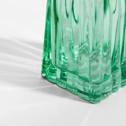 inny Wazon szklany zielony 11 cm