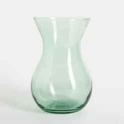 Wazon transparentny zielony ASTA 18 cm