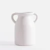 Wazony|inny Wazon z uchwytami biały 20 cm