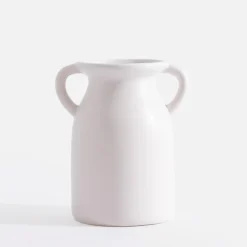 Wazony|inny Wazon z uchwytami biały 20 cm