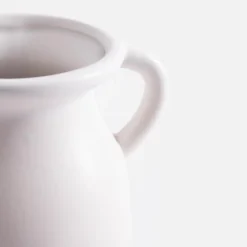 Wazony|inny Wazon z uchwytami biały 20 cm