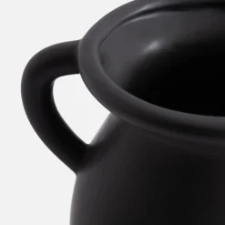 inny Wazon z uchwytami czarny 20 cm