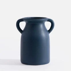 Wazony|inny Wazon z uchwytami niebieski 20 cm