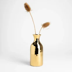 inny Wazon złoty BUTELKA 20 cm