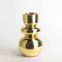 Wazony| Wazon złoty nowoczesny 20 cm