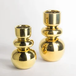 Wazony| Wazon złoty nowoczesny 20 cm