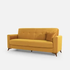 Wersalka musztardowa STOCKHOLM