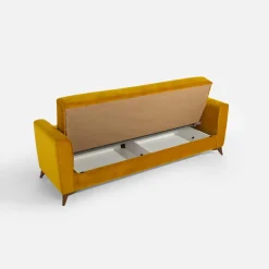 Wersalka musztardowa STOCKHOLM