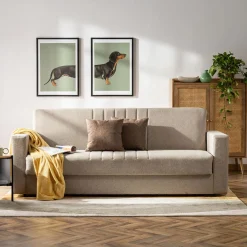 inny Wersalka rozkładana beżowa ASTRA