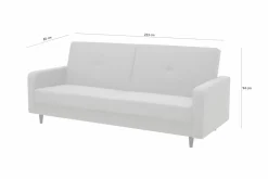 Wersalki|Sofy| Wersalka rozkładana szara NIKO