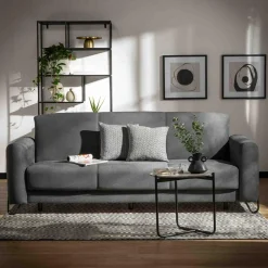 inny Wersalka szara z poduszkami ELIS