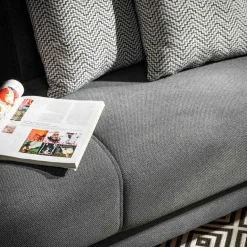 inny Wersalka szara z poduszkami ELIS