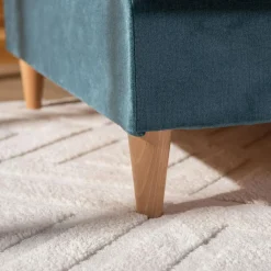 Wersalki|Sofy| Wersalka welurowa niebieska LOME NEW