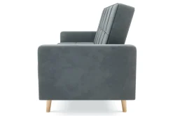 Wersalki|Sofy| Wersalka welurowa szara PEAK NEW