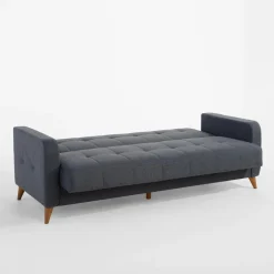 Wersalki|Sofy|inny Wersalka z 2 poduszkami granatowa LATIKA