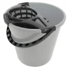 Akcesoria Do Sprzątania| Wiadro okrągłe z wyciskaczem 10 l MIX