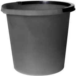 Akcesoria Do Sprzątania| Wiadro z wylewką szare ATLANTA 10L
