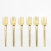 Sztućce|inny Widelczyki do ciasta COMO GOLD, 6 sztuk