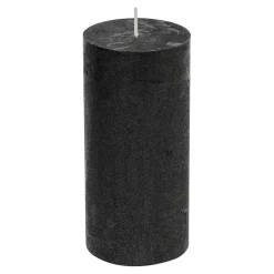 Świece, Świeczniki I Latarenki| Świeca czarna RUSTIC 6,5x14 cm