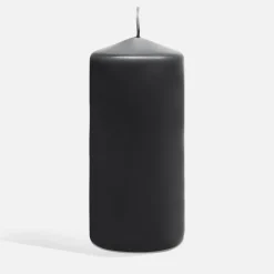 Świeca dekoracyjna czarna 6x13 cm