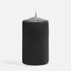 Świeca dekoracyjna czarna 6x10 cm