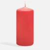 inny Świeca dekoracyjna czerwona 6x13 cm