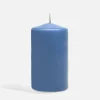 Świeca dekoracyjna niebieska 6x10 cm