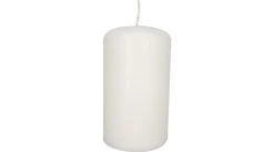 Świeca walec biała 6x10 cm
