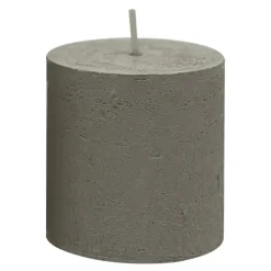 Świece, Świeczniki I Latarenki| Świeca walec len RUSTIC 5 cm