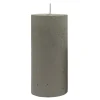 Świeca walec len RUSTIC 6,5x14 cm